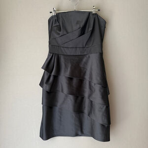 White House‎ Black Market sz 4 black strapless cocktail dress